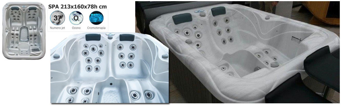 mini piscina spa con idromassaggio