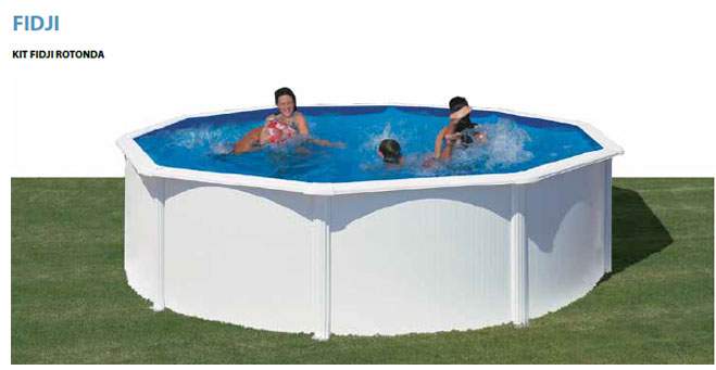 FIDJI PISCINA FUORI TERRA ROTONDA DIAMETRO 350CM2